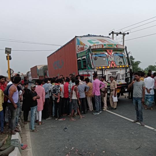 Mehsi Accident Road - Chakia