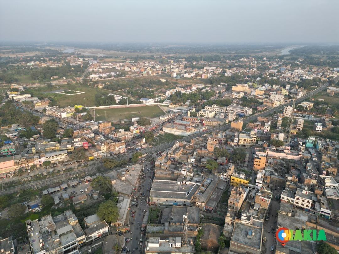 About Chakia - Chakia Bird view of Chakia city