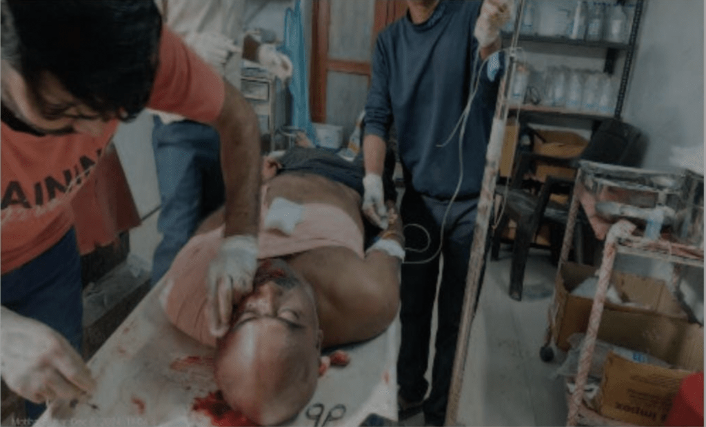 Bike rider injured after being - Chakia